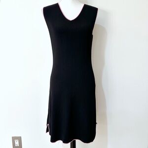 Vertigo Paris Sleeveless Sweater Knit Dress Black Size Medium